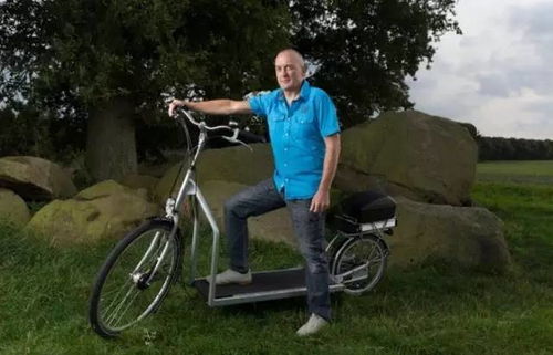 荷蘭60后大叔發(fā)明 走路自行車 ,讓人走路也帶風,上班族的福音